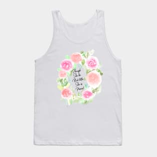 Though she be but little , she is fierce Tank Top